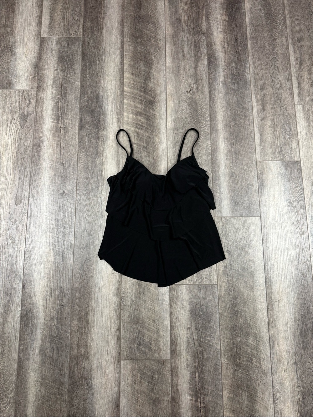 Shade & Shore Black Tankini Top